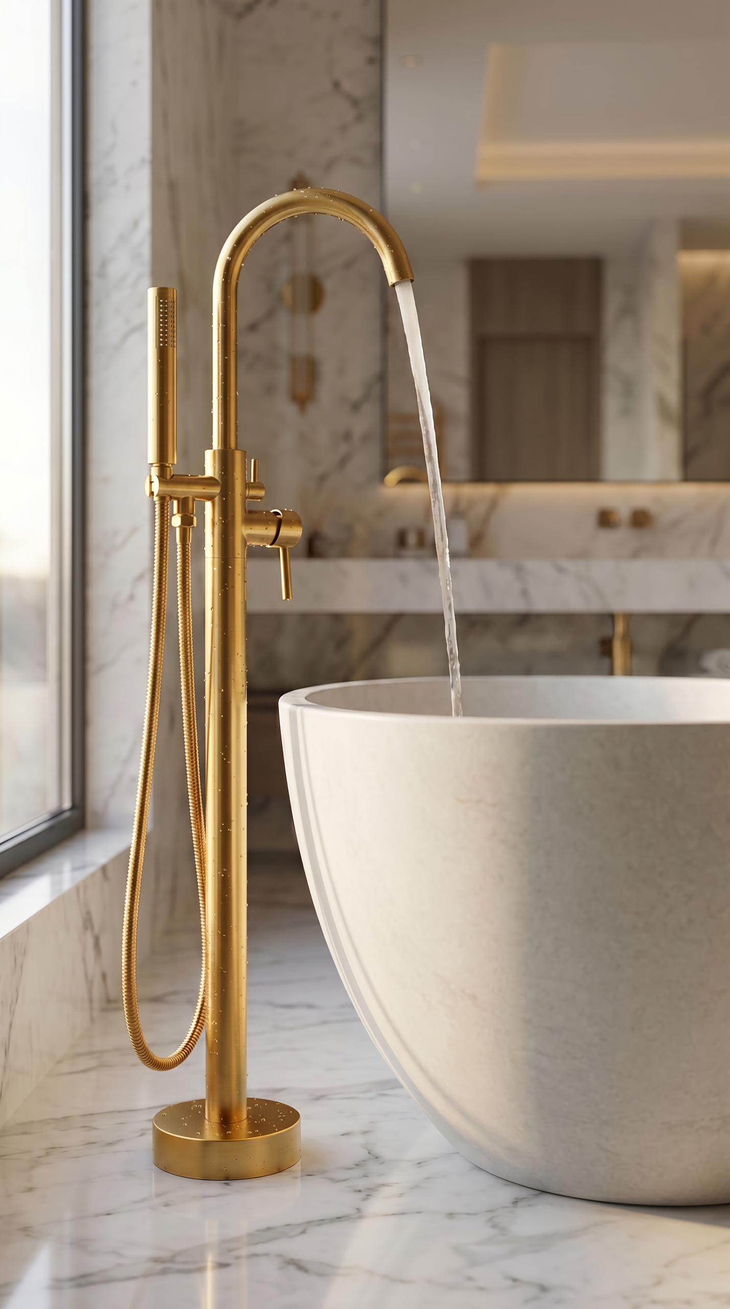Floor Standing Bathtube Mixer